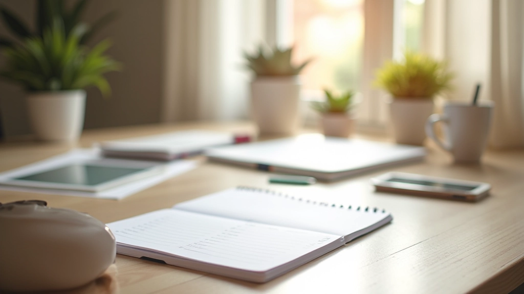 Personne travaillant sur la construction d'une routine quotidienne organisée avec un calendrier progressif, espace de travail calme et structuré à Marseille